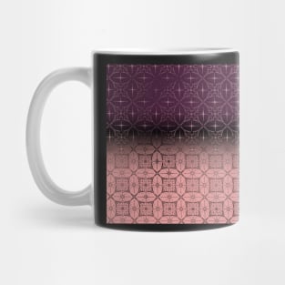 Purple and pink  gradient w.metallic pattern Mug